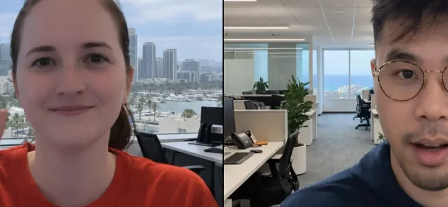 SEO consultant sharing performance reports with a client via video call in NYC, NY