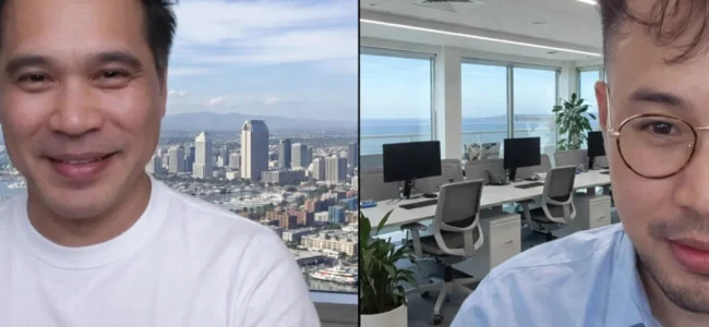 SEO professional hosting an online strategy session with a client from NYC, NY