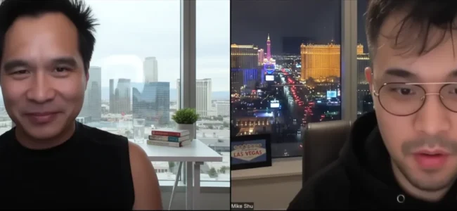 SEO specialist Mike giving SEO strategy to a Las Vegas business owner