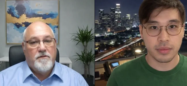 SEO specialist discussing strategy with a client over Zoom in Denver, CO