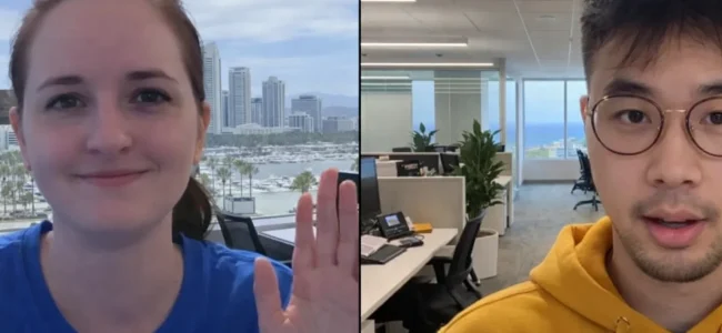 SEO strategist reviewing performance metrics with a NYC, NY client via video call