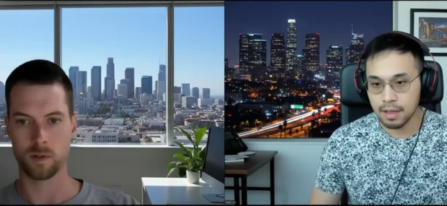 SEO strategy session with a Los Angeles local business owner