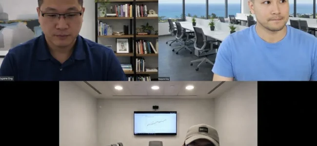 Video call SEO consulting meeting with a New York City, NY company