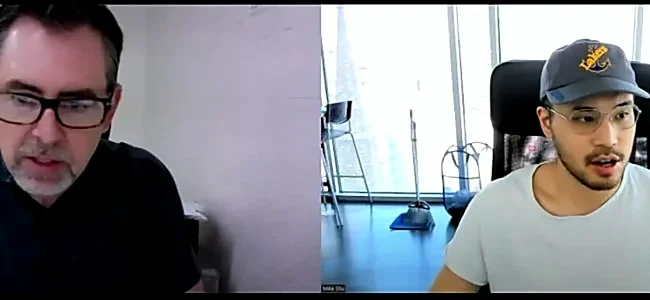 an seo consultation with a client